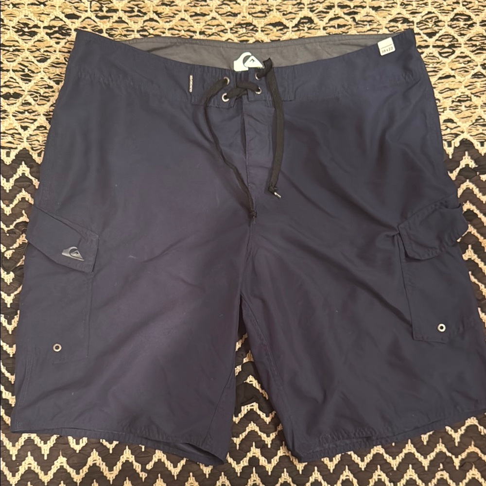 Quiksilver Navy Cargo Shorts